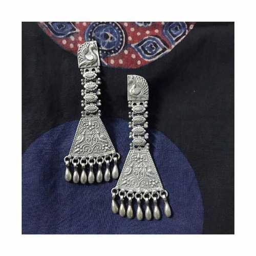 Antique Sterling Silver Earrings Gender: Women