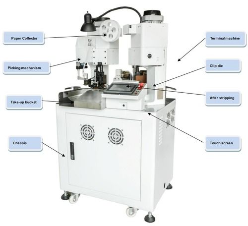 Automatic Double-End Wire Cutting Stripping Terminal Crimping Machine