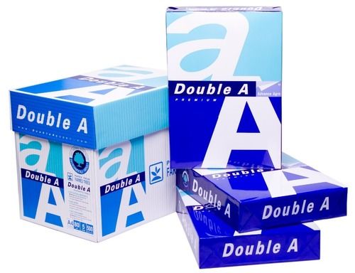 Double A4 Copy Paper - 80 Gsm, 100% Virgin Pulp, Smooth Touch, Ultra-white Finish, No Jam, No Dust, Double-sided Printing