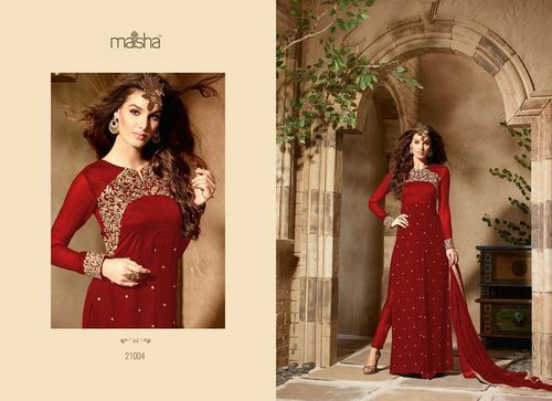 ब्लैक लेडीज़ पार्टी वियर डिज़ाइनर सूट