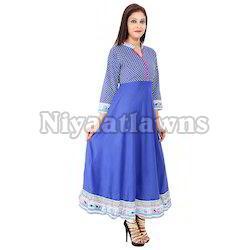 Chiffon Fabric Anarkali Kurti Bust Size: Various Sizes Are Available Inch (In)