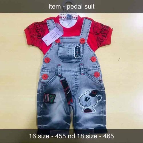 Red & Blue Pedal Suit For Kids