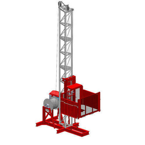 Red Color Material Hoist Lift Speed: 30-40 Mm/m at Best Price in ...