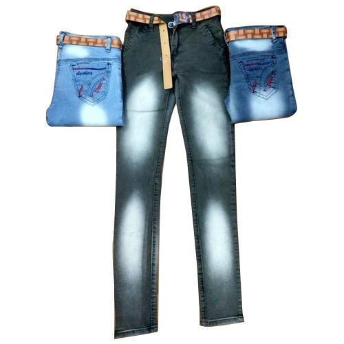 Boys Jeans - Denim, All Sizes Available, Grey and Blue Faded, Regular Fit | Stretchable, Perfect for Party and Daily Wear, Washable in Cold Water