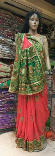 Designer Printed Bridal Sarees