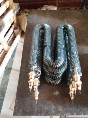 Black Industrial Finned Air Heaters