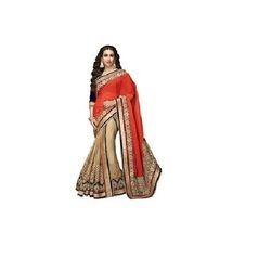 Available In Various Colors Plain Pattern Indian Saree