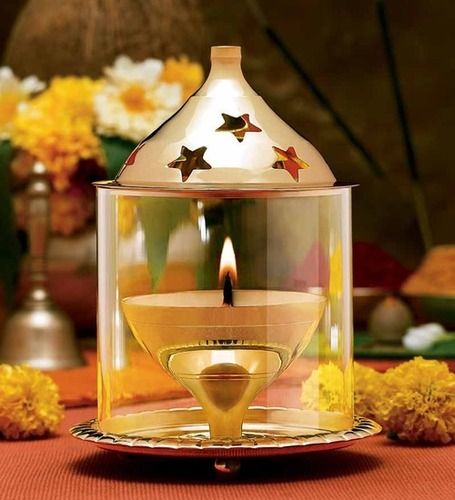 Religious Brass Akhand Diya