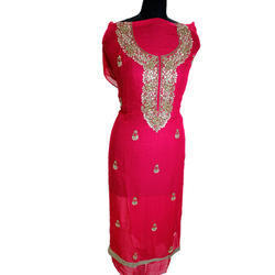 Various Colors Are Available Embroidered Stylish Ladies Suit