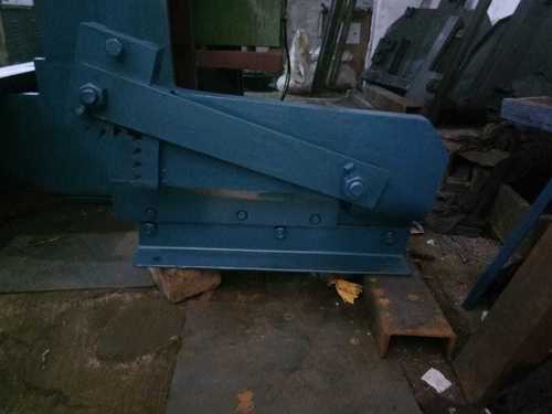 Blue Manual Sheet Shearing Machine