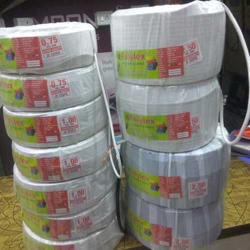 व्हाइट प्योर कॉपर राउंड केबल्स