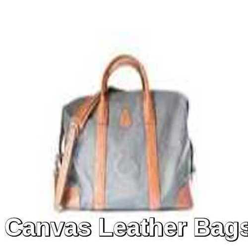 Multicolor Canvas Leather Duffle Bags