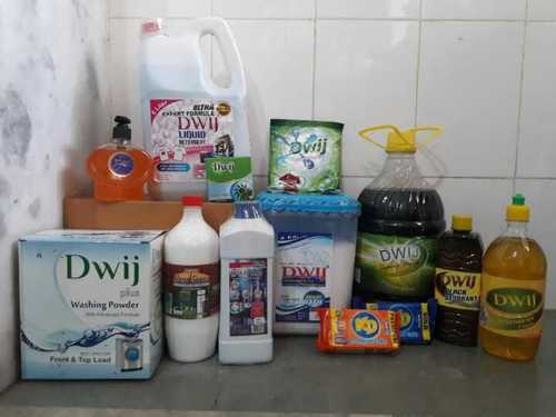 Detergent Powder, Soap And Liquid Hand Sanitizer