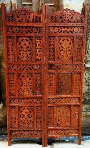 Handicraft Carved Wooden Screen