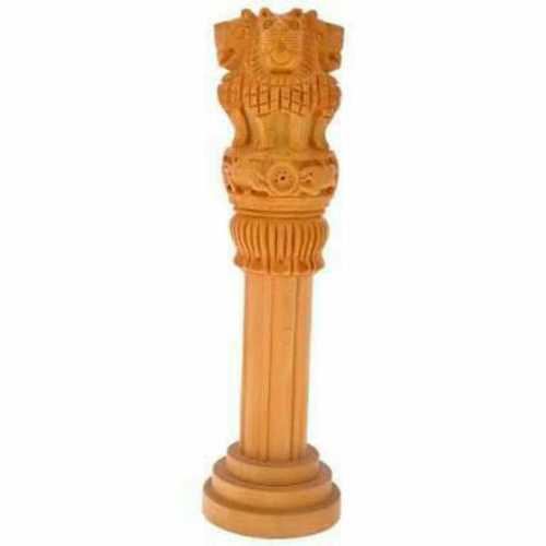 Indian Wooden Ashoka Pillar