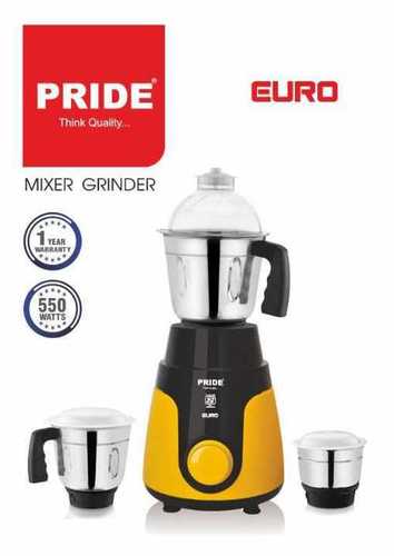 Yellow Mixer Grinder (Pride Euro)