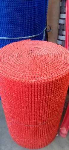 Red Plain Pvc Grass Mat