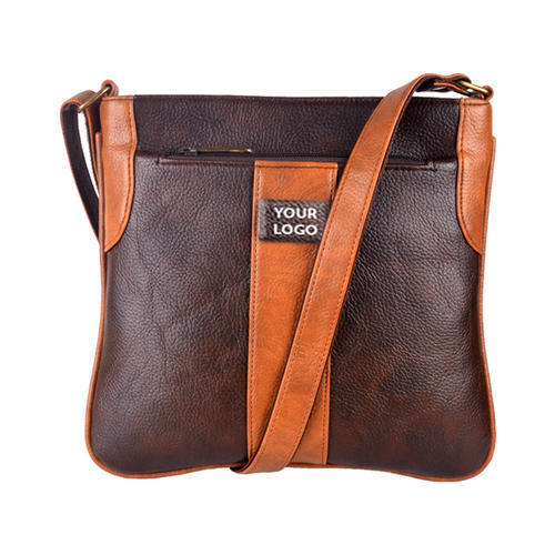 Stylish Leather Messenger Bag