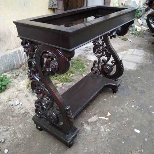 Carving Antique Teak Wood Counsel