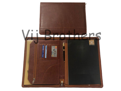 Leatherette Zip Thermo Folder
