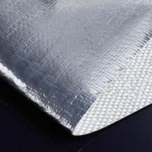 Silver Low Flammability Aluminized Fabric