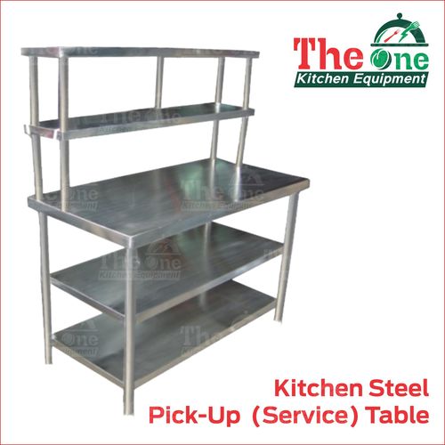 Stainless Steel Pick Up Service Kitchen Tables