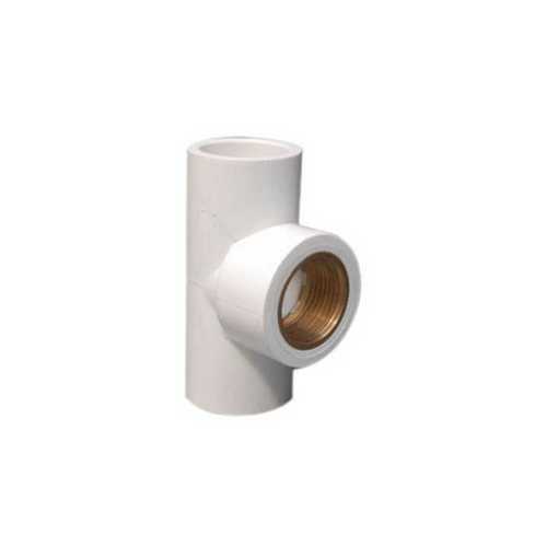 Round Upvc Brass Tee Pipe Fitting