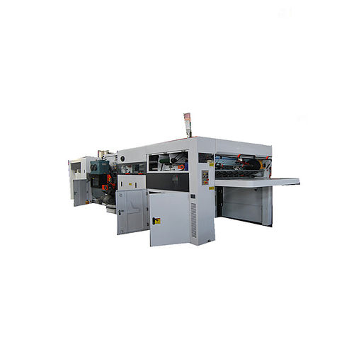 Automatic Flat Bed Corrugated Paper Die Cutting Machine With Full Waste Stripping