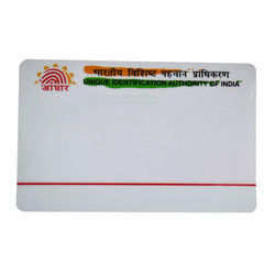 Glossy Finish Aadhar PVC Card