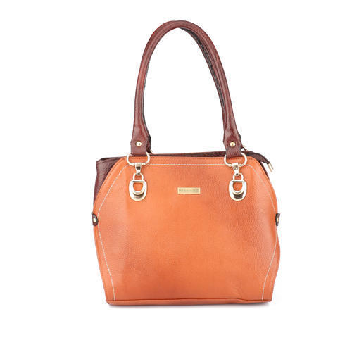 Ladies Leather Tan Retro Bag