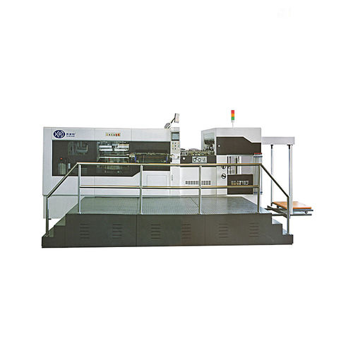 White New Stylish Corrugated Cardboard Automatic Flat Bed Platen Feeder Feeding Die Cutting Machine