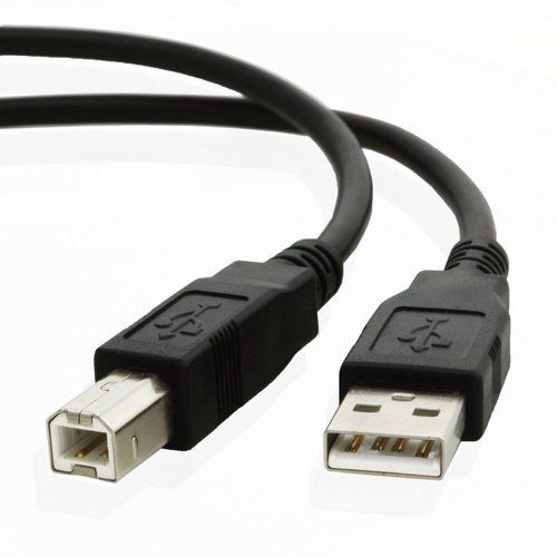 Usb प्रिंटर केबल काला