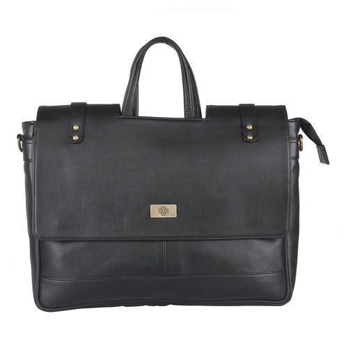 Black Color Leather Executive Bag Gender: Unisex