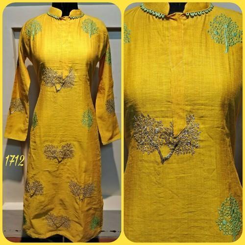 Mixed Color Full Sleeve Ladies Kurti