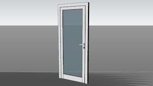 Transparent High Strength Aluminium Door