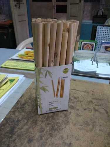 Wooden Plain Reed Bamboo Straws