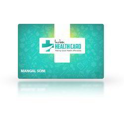 Pvc Rectangular Shape Health Card 