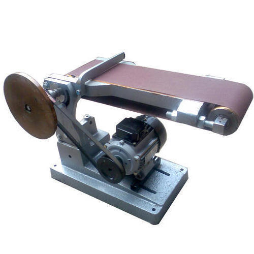 Silver Automatic Belt Sander Machine