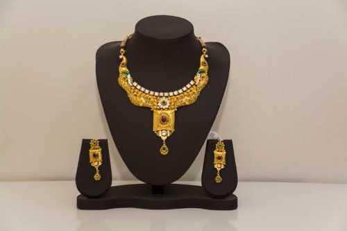 Designer Golden Necklace Set