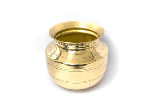 Polishing Kitchen Brass Pot (19 Inch)