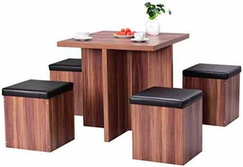 Plain Pattern Wooden Coffee Table