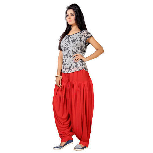 max Women Off White Solid Pure Cotton Patiala Salwar  Absolutely Desi