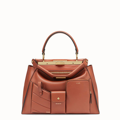 Brown Pure Leather Bag For Women