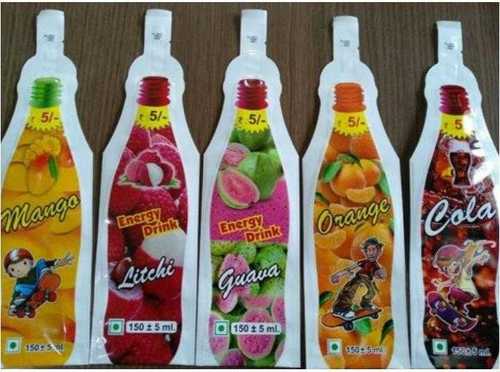 Bottle Shape Laminated Juice Pouches