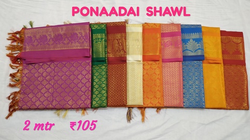 JARI PONNADAI SHAWL-SANMANA VASTRAM - Thandavas | since 1932