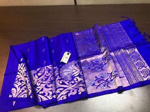 Printed Exclusive Handloom Kancheepuram Brocade Soft Silk Sarees