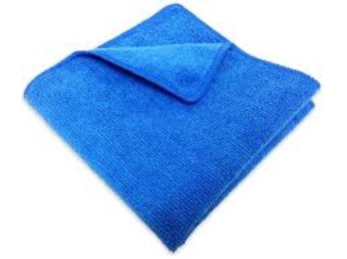 Plain Blue Microfiber Cloth