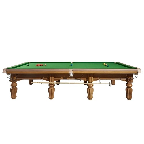 12Ft X 6Ft Imported Billiard Table - Surface Color: Matte/ Cherry Finishing