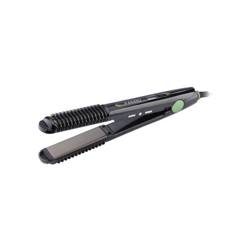 Black 2 In 1 Hair Curler And Hair Straightener