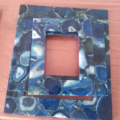 Stone Blue Agate Photo Frame